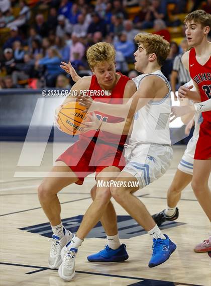 Thumbnail 2 in Crimson Cliffs vs Sky View (UHSAA 4A Semifinal) photogallery.