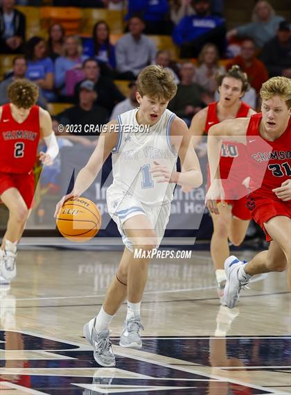Thumbnail 1 in Crimson Cliffs vs Sky View (UHSAA 4A Semifinal) photogallery.