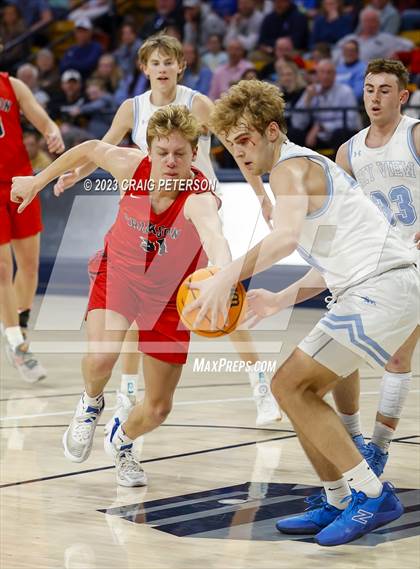 Thumbnail 3 in Crimson Cliffs vs Sky View (UHSAA 4A Semifinal) photogallery.
