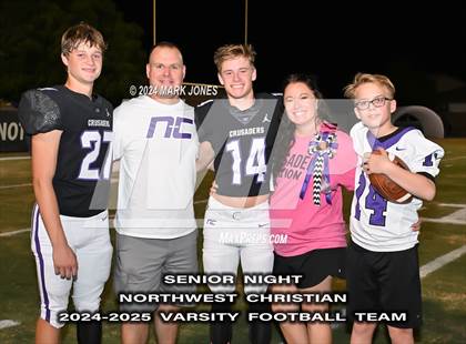 Thumbnail 2 in Northwest Christian (Senior Night) photogallery.