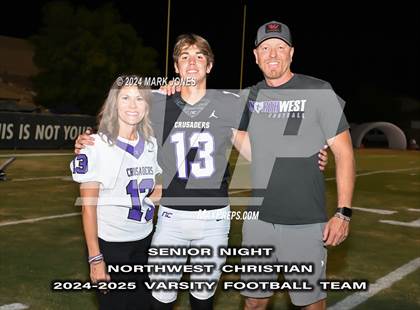 Thumbnail 3 in Northwest Christian (Senior Night) photogallery.