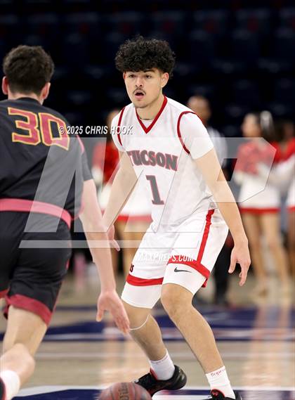 Thumbnail 1 in Salpointe Catholic vs Tucson High Magnet School (McKale Center) photogallery.