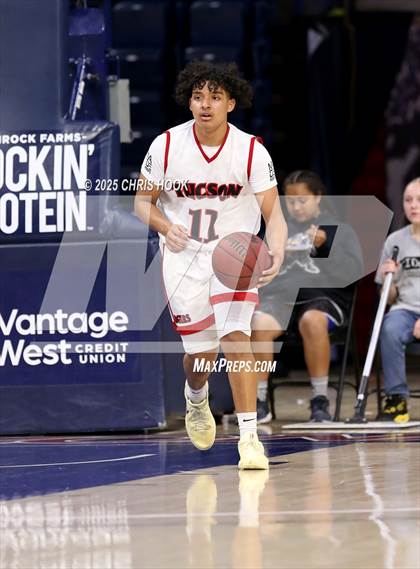 Thumbnail 1 in Salpointe Catholic vs Tucson High Magnet School (McKale Center) photogallery.