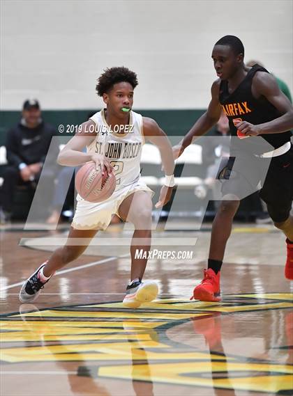 Thumbnail 1 in St. John Bosco vs. Fairfax (Classic at Damien) photogallery.