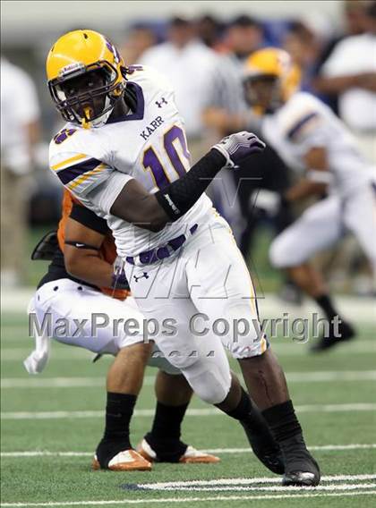Thumbnail 1 in Karr vs. Bowie (Kirk Herbstreit National Kickoff Classic) photogallery.