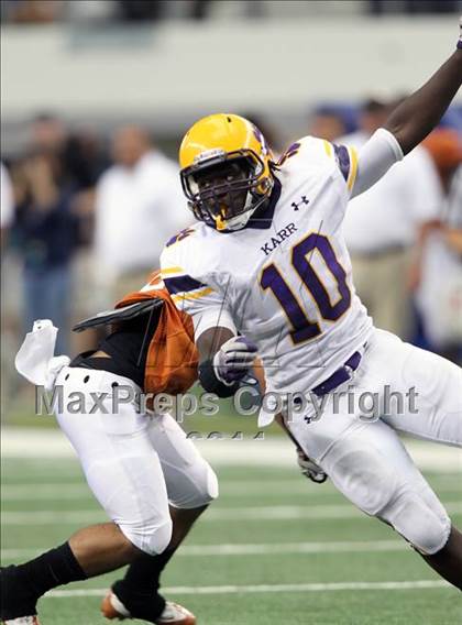 Thumbnail 3 in Karr vs. Bowie (Kirk Herbstreit National Kickoff Classic) photogallery.