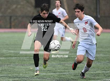 Thumbnail 3 in Pomperaug @ Xavier (CIAC Class L Quarterfinal) photogallery.