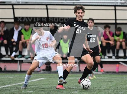 Thumbnail 1 in Pomperaug @ Xavier (CIAC Class L Quarterfinal) photogallery.