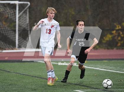 Thumbnail 1 in Pomperaug @ Xavier (CIAC Class L Quarterfinal) photogallery.