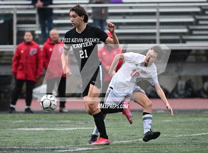 Thumbnail 1 in Pomperaug @ Xavier (CIAC Class L Quarterfinal) photogallery.