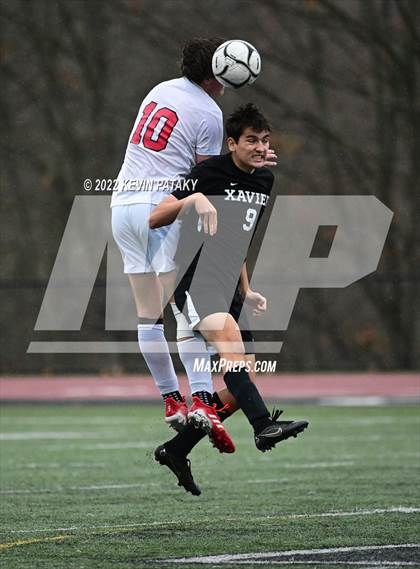 Thumbnail 1 in Pomperaug @ Xavier (CIAC Class L Quarterfinal) photogallery.