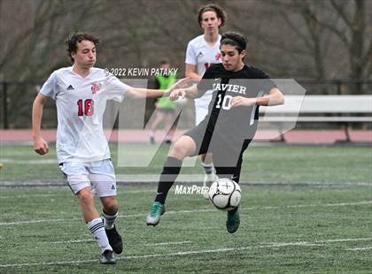 Thumbnail 1 in Pomperaug @ Xavier (CIAC Class L Quarterfinal) photogallery.