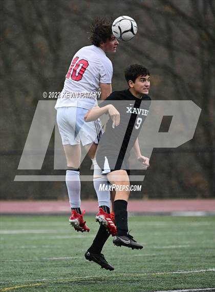 Thumbnail 2 in Pomperaug @ Xavier (CIAC Class L Quarterfinal) photogallery.
