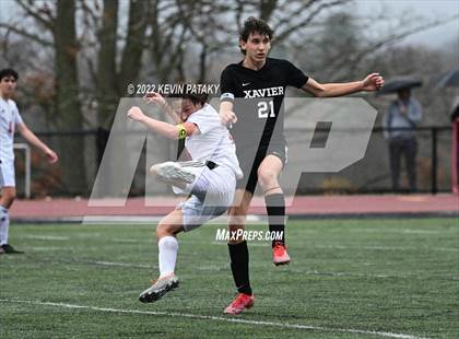 Thumbnail 3 in Pomperaug @ Xavier (CIAC Class L Quarterfinal) photogallery.