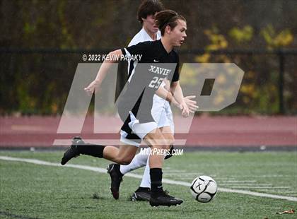 Thumbnail 1 in Pomperaug @ Xavier (CIAC Class L Quarterfinal) photogallery.