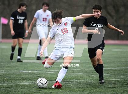 Thumbnail 3 in Pomperaug @ Xavier (CIAC Class L Quarterfinal) photogallery.