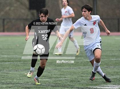 Thumbnail 3 in Pomperaug @ Xavier (CIAC Class L Quarterfinal) photogallery.