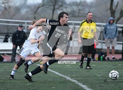 Thumbnail 1 in Pomperaug @ Xavier (CIAC Class L Quarterfinal) photogallery.