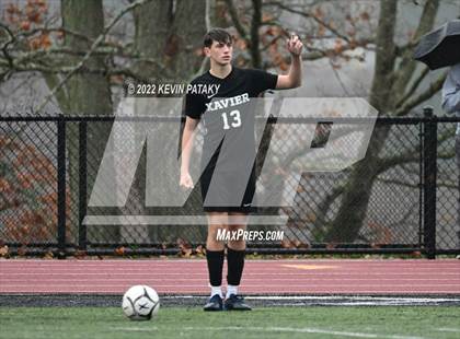 Thumbnail 3 in Pomperaug @ Xavier (CIAC Class L Quarterfinal) photogallery.