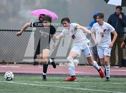 Thumbnail 2 in Pomperaug @ Xavier (CIAC Class L Quarterfinal) photogallery.
