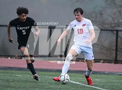 Thumbnail 3 in Pomperaug @ Xavier (CIAC Class L Quarterfinal) photogallery.