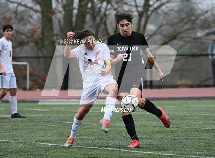 Thumbnail 3 in Pomperaug @ Xavier (CIAC Class L Quarterfinal) photogallery.