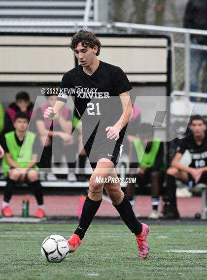 Thumbnail 3 in Pomperaug @ Xavier (CIAC Class L Quarterfinal) photogallery.