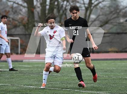 Thumbnail 1 in Pomperaug @ Xavier (CIAC Class L Quarterfinal) photogallery.