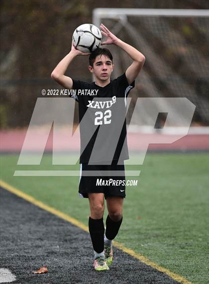 Thumbnail 1 in Pomperaug @ Xavier (CIAC Class L Quarterfinal) photogallery.