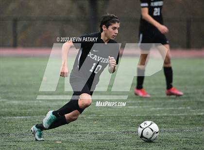 Thumbnail 3 in Pomperaug @ Xavier (CIAC Class L Quarterfinal) photogallery.