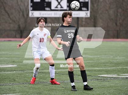 Thumbnail 1 in Pomperaug @ Xavier (CIAC Class L Quarterfinal) photogallery.