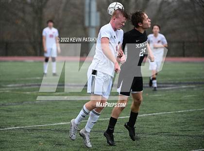 Thumbnail 3 in Pomperaug @ Xavier (CIAC Class L Quarterfinal) photogallery.