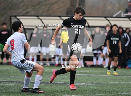 Thumbnail 3 in Pomperaug @ Xavier (CIAC Class L Quarterfinal) photogallery.