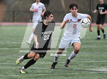 Thumbnail 1 in Pomperaug @ Xavier (CIAC Class L Quarterfinal) photogallery.