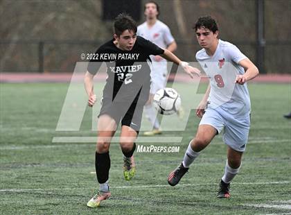 Thumbnail 1 in Pomperaug @ Xavier (CIAC Class L Quarterfinal) photogallery.