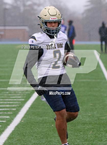 Thumbnail 2 in Notre Dame Catholic vs. Bloomfield (CIAC Class S Semifinal) photogallery.