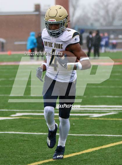 Thumbnail 1 in Notre Dame Catholic vs. Bloomfield (CIAC Class S Semifinal) photogallery.