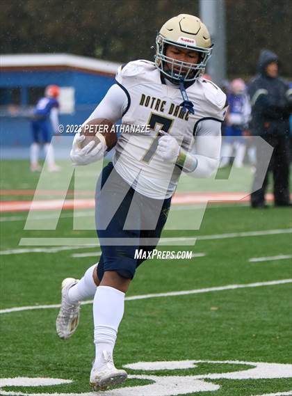 Thumbnail 3 in Notre Dame Catholic vs. Bloomfield (CIAC Class S Semifinal) photogallery.