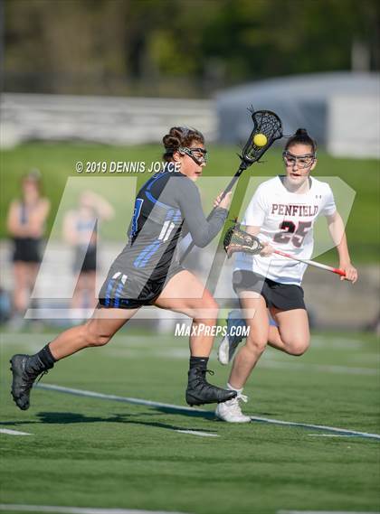Thumbnail 1 in Penfield vs Brockport (Section 5 Class A First Round Playoff) photogallery.