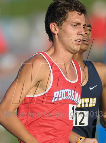 Thumbnail 1 in CIF State Track and Field Championships (Day 2 - Boys 1600m) photogallery.