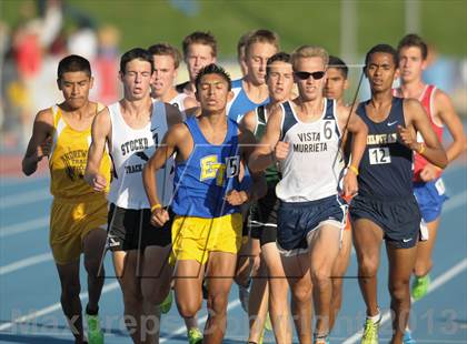 Thumbnail 1 in CIF State Track and Field Championships (Day 2 - Boys 1600m) photogallery.