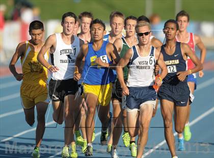 Thumbnail 3 in CIF State Track and Field Championships (Day 2 - Boys 1600m) photogallery.