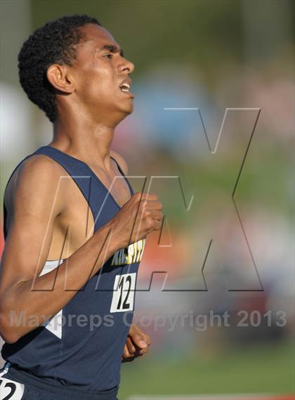 Thumbnail 3 in CIF State Track and Field Championships (Day 2 - Boys 1600m) photogallery.