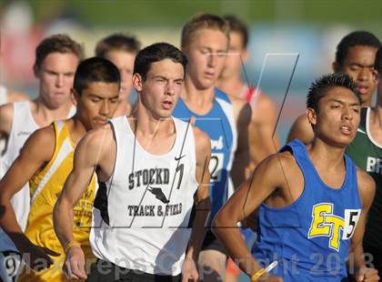 Thumbnail 3 in CIF State Track and Field Championships (Day 2 - Boys 1600m) photogallery.