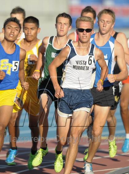 Thumbnail 3 in CIF State Track and Field Championships (Day 2 - Boys 1600m) photogallery.