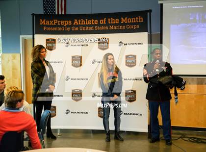Thumbnail 1 in Marines H.S. Female Athlete of the Month - Renee DePencier-Pinero  photogallery.