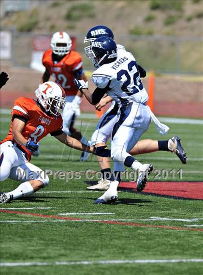 Thumbnail 1 in Timpview vs. Bakersfield (Mission Viejo Football Classic) photogallery.