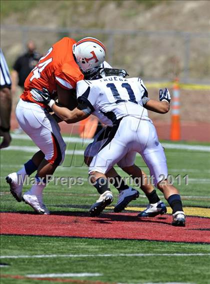 Thumbnail 2 in Timpview vs. Bakersfield (Mission Viejo Football Classic) photogallery.