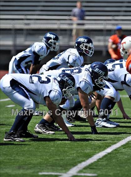 Thumbnail 2 in Timpview vs. Bakersfield (Mission Viejo Football Classic) photogallery.