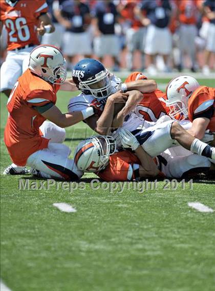 Thumbnail 1 in Timpview vs. Bakersfield (Mission Viejo Football Classic) photogallery.